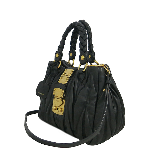 MiuMiu(�̿�̿�) RN0473 MATELASSE LUX (��Ʈ��� ����) ��Ƽ�� ���� ���� ���� 2WAY [���빮��] �̹���3 - ���̺��� �߰���ǰ