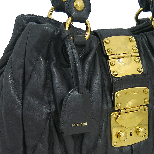 MiuMiu(�̿�̿�) RN0473 MATELASSE LUX (��Ʈ��� ����) ��Ƽ�� ���� ���� ���� 2WAY [���빮��] �̹���4 - ���̺��� �߰���ǰ