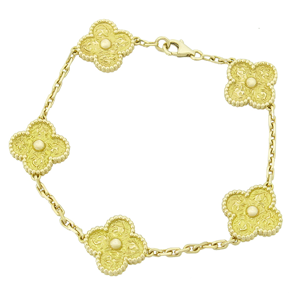 VANCLEEF & ARPELS (��Ŭ������ ����) VCARO1IE00 18K ��� ���Ժ�� ��Ƽ�� ������ 5�� ��Ƽ�� �극�̽��� ���� �̹���3 - ���̺��� �߰���ǰ