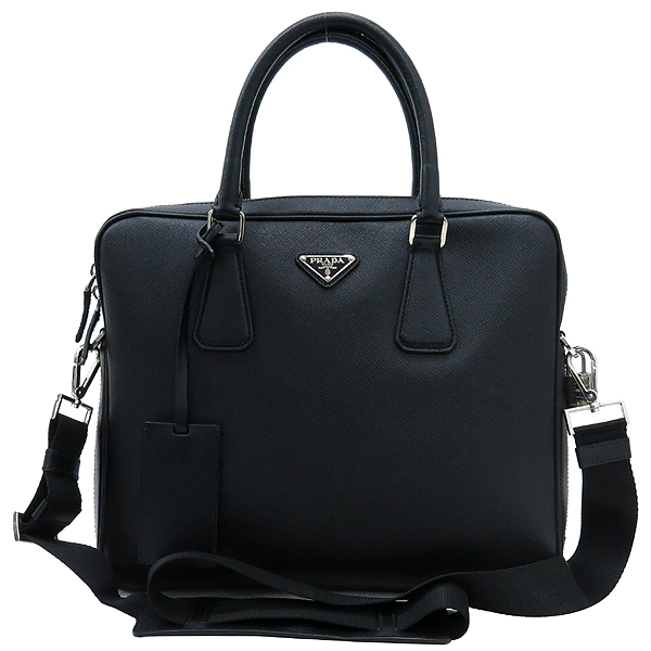 Prada(�����) VA0891 SAFFIANO TRAVEL NERO ���ǾƳ� Ʈ���� ���� �ﰢ ����ΰ� ���� ��Ʈ�� + �����Ʈ�� 2WAY �̹���2 - ���̺��� �߰���ǰ