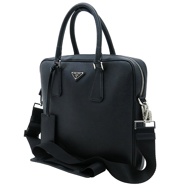 Prada(�����) VA0891 SAFFIANO TRAVEL NERO ���ǾƳ� Ʈ���� ���� �ﰢ ����ΰ� ���� ��Ʈ�� + �����Ʈ�� 2WAY �̹���3 - ���̺��� �߰���ǰ