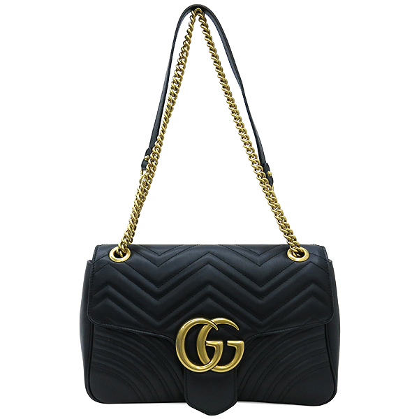 Gucci(����)  443496 ���� Marmont ����Ʈ �̵�� ��Ʋ�� ����� ��Ʈ��Ƽġ GG ����ΰ� �� ��� ü�� �÷� ����� �̹���2 - ���̺��� �߰���ǰ