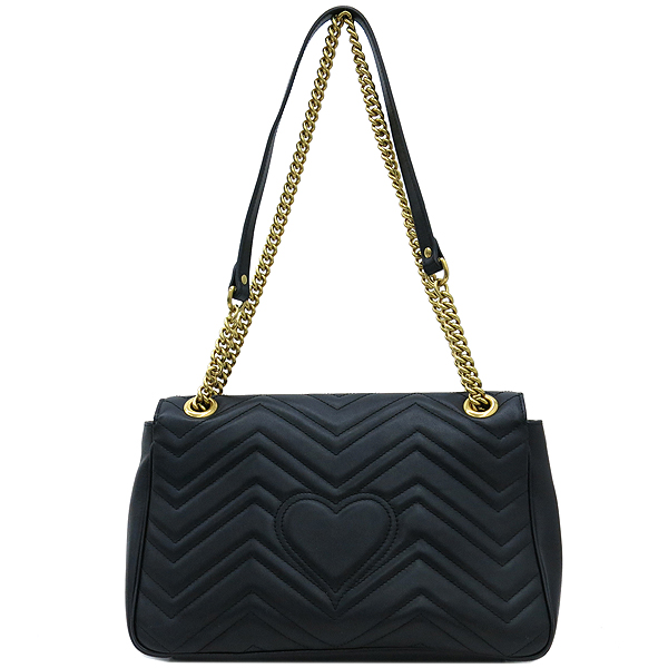 Gucci(����)  443496 ���� Marmont ����Ʈ �̵�� ��Ʋ�� ����� ��Ʈ��Ƽġ GG ����ΰ� �� ��� ü�� �÷� ����� �̹���4 - ���̺��� �߰���ǰ