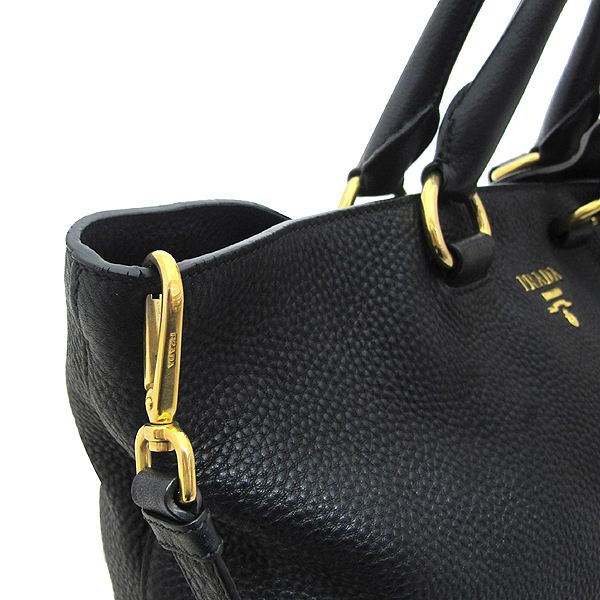 Prada(ÇÁ¶ó´Ù) BN1713 VIT.DAINO ºí·¢ ·¹´õ ±ÝÀå ·Î°í 2WAY Prada(ÇÁ¶ó´Ù) BN1713 VIT.DAINO ºí·¢ ·¹´õ ±ÝÀå ·Î°í 2WAY