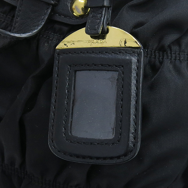 Prada(�����) BN1336 TESSUTO GAUFRE NERO ���� �к긯 ������ ���� ȥ�� ����ΰ� ��Ʈ�� + �����Ʈ�� 2WAY �̹���4 - ���̺��� �߰���ǰ