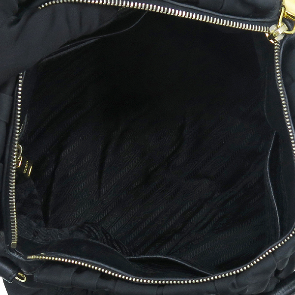 Prada(�����) BN1336 TESSUTO GAUFRE NERO ���� �к긯 ������ ���� ȥ�� ����ΰ� ��Ʈ�� + �����Ʈ�� 2WAY �̹���5 - ���̺��� �߰���ǰ