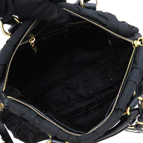 Prada(�����) BN1336 TESSUTO GAUFRE NERO ���� �к긯 ������ ���� ȥ�� ����ΰ� ��Ʈ�� + �����Ʈ�� 2WAY �̹���7 - ���̺��� �߰���ǰ