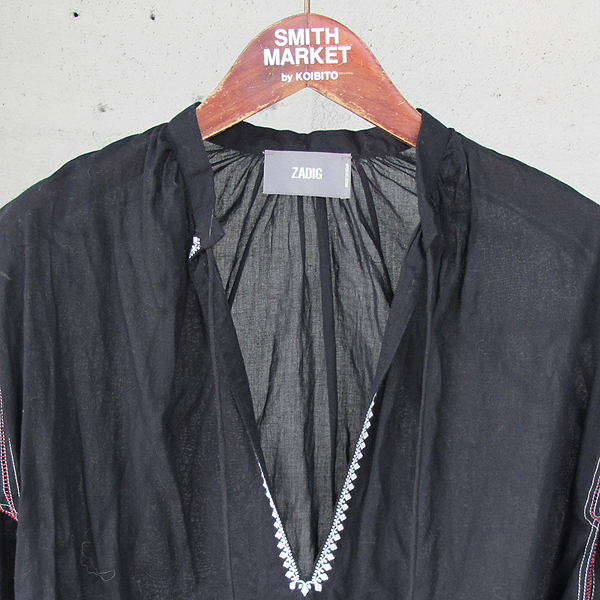 ZADIG&VOLTAIRE(��� �� ���׸�) �� 100% ���� �÷� �ڼ� ������ ������ ����콺 [���빮��] �̹���2 - ���̺��� �߰���ǰ