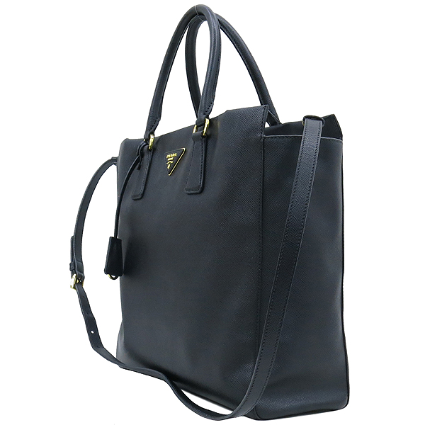 Prada(�����) BN2259 SAFFIANO LUX NERO ���� ���ǾƳ� �ﰢ ����ΰ� ��Ʈ�� + �����Ʈ�� 2WAY �̹���3 - ���̺��� �߰���ǰ
