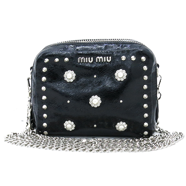 MiuMiu(�̿�̿�) 5N1750 ���� ���͵� ũ����Ż ��� �̴� ũ�ν��� �̹���2 - ���̺��� �߰���ǰ
