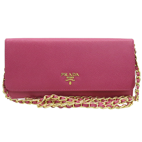 Prada(�����) 1M1290 ��� ��Ż �ΰ� ��ũ SAFFIANO(���ǾƳ�) ������ + ü�� ��Ʈ�� �̹���2 - ���̺��� �߰���ǰ