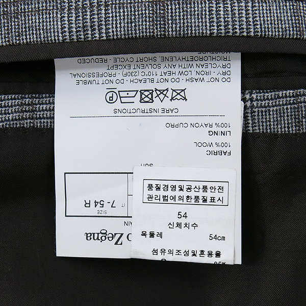 Zegna(����) TROFEO �� + �ֹ�����ũ ȥ�� �׷��� �÷� �۷�üũ ����ư ������ ���� �̹���5 - ���̺��� �߰���ǰ