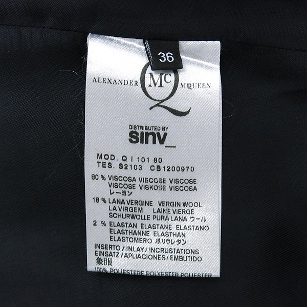 ALEXANDER MCQUEEN(�˷��������) ���� �� ��ư ���� ���� [��������] �̹���5 - ���̺��� �߰���ǰ