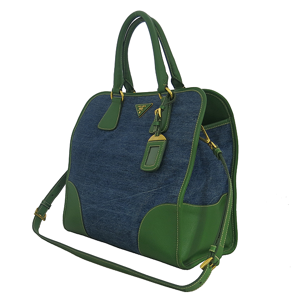 Prada(�����) BN2254 �ﰢ �ΰ� ���� ���ǾƳ� ���� Ʈ���� 2WAY [���빮��] �̹���2 - ���̺��� �߰���ǰ