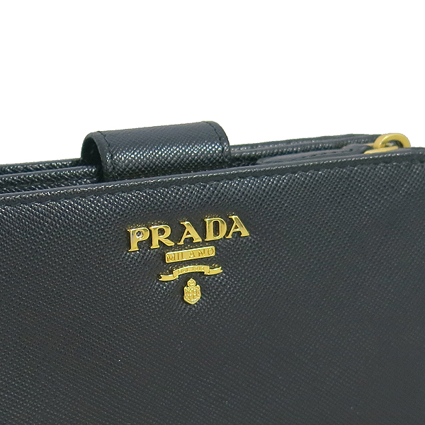 Prada(�����) 1M1225 SAFFIANO METAL NERO ���ǾƳ� ���̺� ����ΰ� ������ [���빮��] �̹���4 - ���̺��� �߰���ǰ