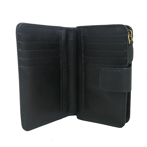 Prada(�����) 1M1225 SAFFIANO METAL NERO ���ǾƳ� ���̺� ����ΰ� ������ [���빮��] �̹���5 - ���̺��� �߰���ǰ