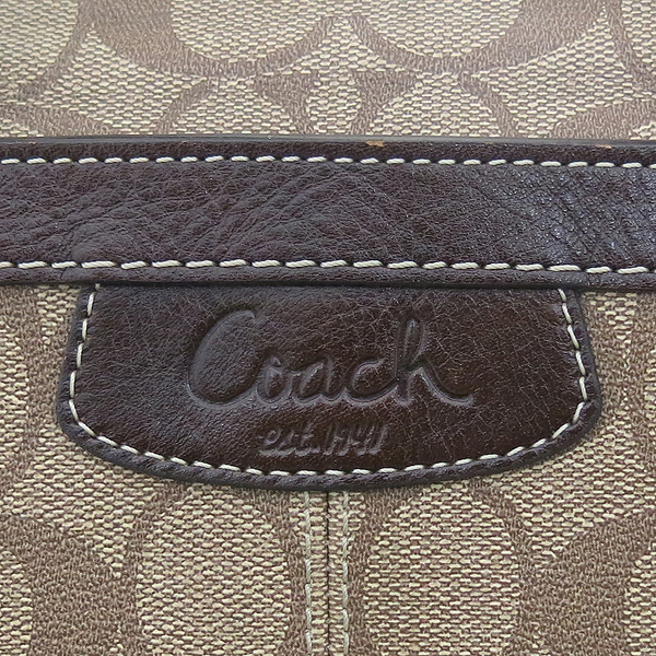 Coach(��ġ) F16119 �ñ״�ó PVC ���ھƺ���� ȥ�� ��Ʈ�� + �����Ʈ�� 2WAY [�λ꼾�Һ���] �̹���3 - ���̺��� �߰���ǰ