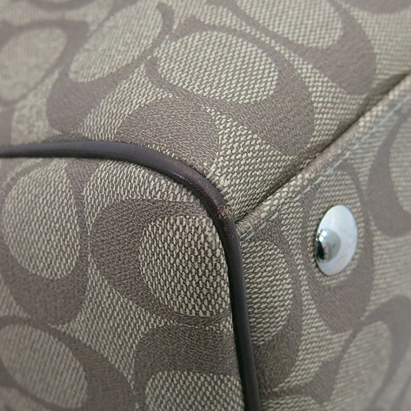 Coach(��ġ) F16119 �ñ״�ó PVC ���ھƺ���� ȥ�� ��Ʈ�� + �����Ʈ�� 2WAY [�λ꼾�Һ���] �̹���5 - ���̺��� �߰���ǰ