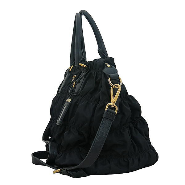 Prada(�����) B1336M TESSUTO GAUFRE NERO ���� �к긯 ������ ����ΰ� ��Ʈ�� + �����Ʈ�� 2WAY [�λ꼾�Һ���] �̹���3 - ���̺��� �߰���ǰ