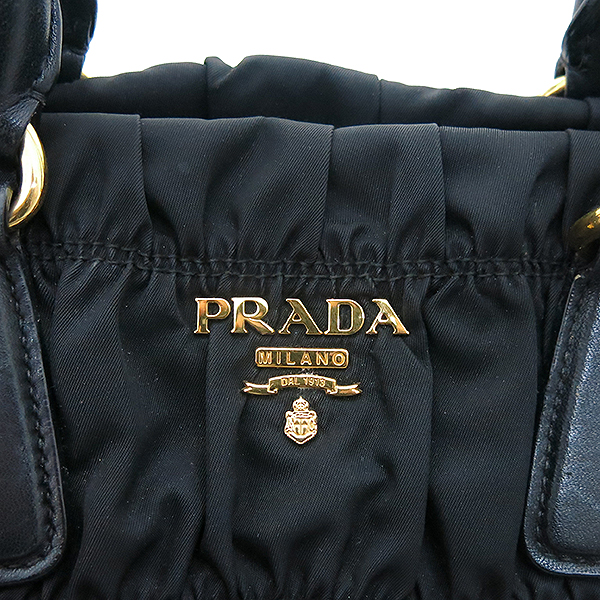 Prada(�����) B1336M TESSUTO GAUFRE NERO ���� �к긯 ������ ����ΰ� ��Ʈ�� + �����Ʈ�� 2WAY [�λ꼾�Һ���] �̹���4 - ���̺��� �߰���ǰ