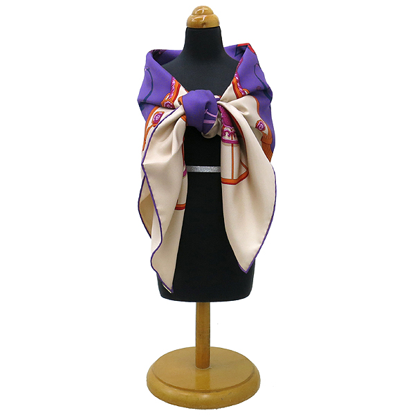 Hermes(�����޽�) Hermes(�����޽�) 100% ��ũ ����(90cm) ��ī�� �̹���5 - ���̺��� �߰���ǰ