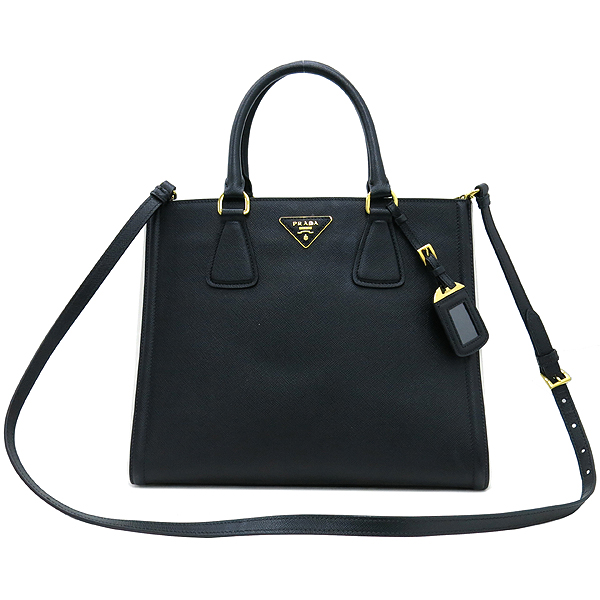 Prada(�����) BN2438 SAFFIANO LUX NERO ���ǾƳ� ���� ���� & ȭ��Ʈ ���� �ΰ� ��Ʈ�� + �����Ʈ�� �̹���2 - ���̺��� �߰���ǰ