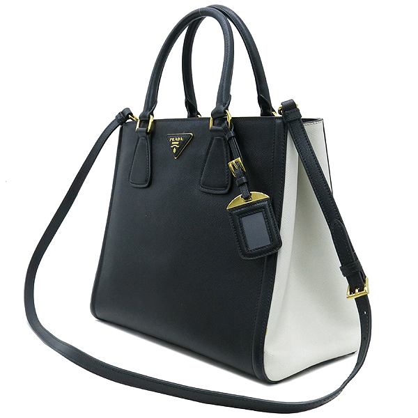 Prada(�����) BN2438 SAFFIANO LUX NERO ���ǾƳ� ���� ���� & ȭ��Ʈ ���� �ΰ� ��Ʈ�� + �����Ʈ�� �̹���3 - ���̺��� �߰���ǰ