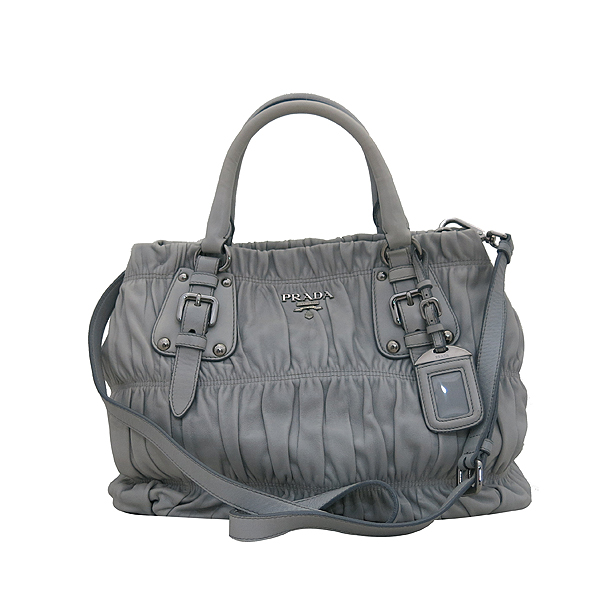 Prada(�����) BN1789 NAPPA GAUFRE NUBE ����Ų ����Ʈ�׷��� ������ ����ΰ� ��Ʈ�� + �����Ʈ�� 2WAY [�λ꼾�Һ���] �̹���2 - ���̺��� �߰���ǰ