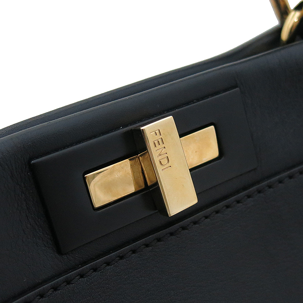 Fendi(���) 8BN290 3ZN F0KUR NAPPA SHINY ���� PEEKABOO REGULAR ��ī�� ���ַ� S������ ����ΰ� �� ��� ��Ʈ�� + �����Ʈ�� 2WAY [�λ꼾�Һ���] �̹���4 - ���̺��� �߰���ǰ