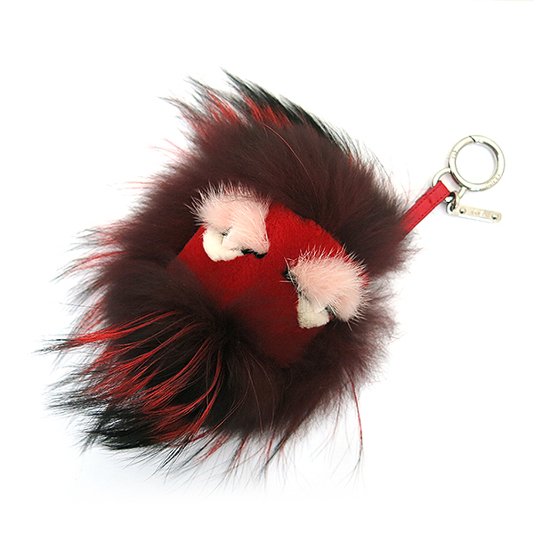 Fendi(���) 7AR389 38N F0Z48 REX RABBIT + MINK + SILVER FOX �䳢�� + ��ũ + ������ �ͽ� ���� ŰȦ�� [�λ꼾�Һ���] �̹���2 - ���̺��� �߰���ǰ