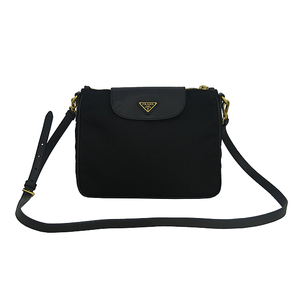 Prada(�����) BT0933 TESSUTO SAFFIANO ���� �к긯 ���ǾƳ� ȥ�� �÷� ���� �ﰢ�ΰ� ũ�ν��� [���빮��] �̹���2 - ���̺��� �߰���ǰ