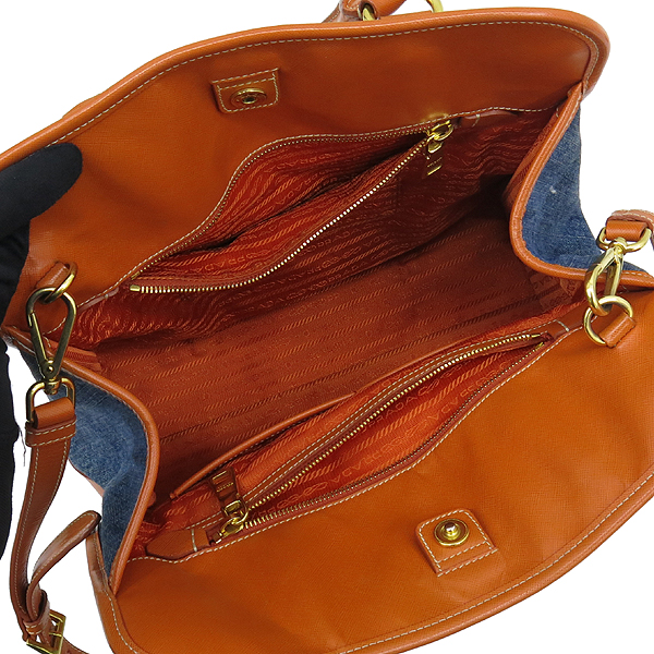 Prada(�����) BN2254 �ﰢ �ΰ� ���� ���ǾƳ� ���� Ʈ���� 2WAY [��������] �̹���5 - ���̺��� �߰���ǰ