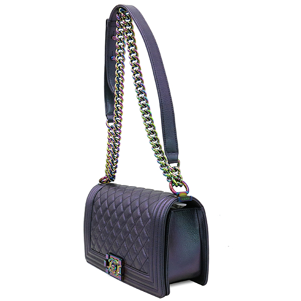 Chanel() 16  BOYCHANEL(̻) Iridescent Goatskin Quilted M κ ü  ̹3 - ̺ ߰ǰ