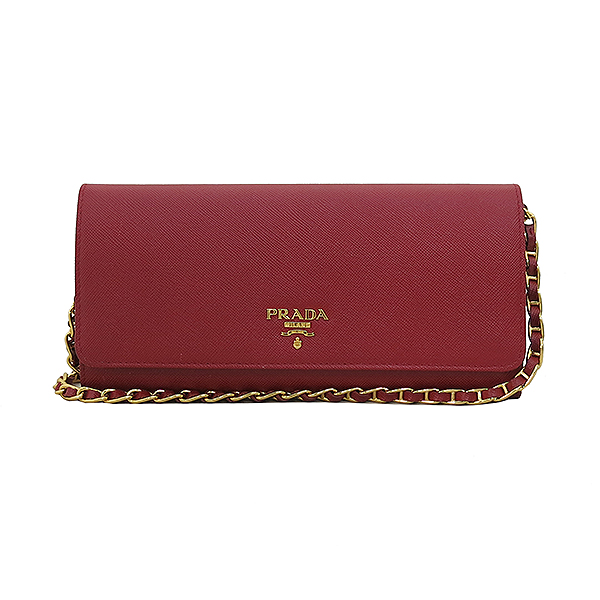 Prada(�����) 1M1290 ��� ��Ż �ΰ� ���� SAFFIANO(���ǾƳ�) FUOCO ������ + ü�� ��Ʈ�� [�λ꼾�Һ���] �̹���2 - ���̺��� �߰���ǰ