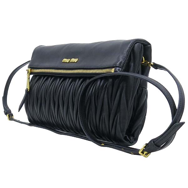 MiuMiu(�̿�̿�) 5BF385 ���� �ΰ� ���� ����Ų Ŭ��ġ�� ũ�ν��� �̹���3 - ���̺��� �߰���ǰ