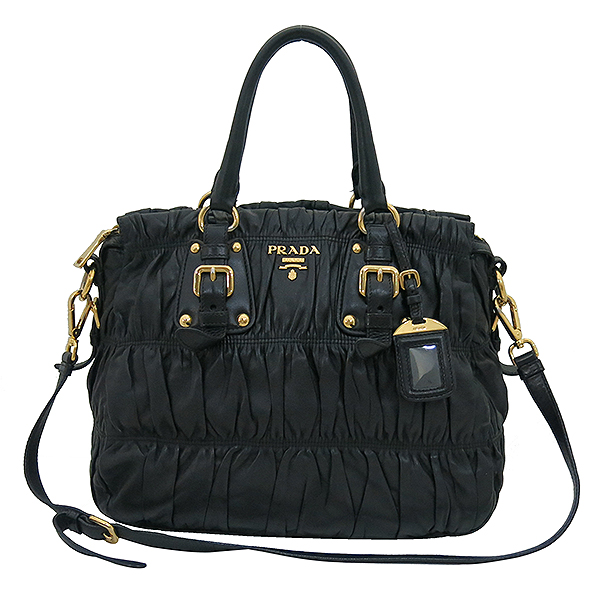 Prada(�����) BN1336 NAPPA GAUFRE NERO ����Ų ���� ���� ������ ����ΰ� ��Ʈ�� + ��� ��Ʈ�� 2WAY [�λ꼾�Һ���] �̹���2 - ���̺��� �߰���ǰ