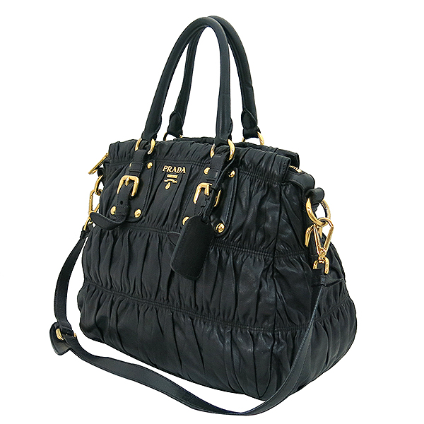 Prada(�����) BN1336 NAPPA GAUFRE NERO ����Ų ���� ���� ������ ����ΰ� ��Ʈ�� + ��� ��Ʈ�� 2WAY [�λ꼾�Һ���] �̹���3 - ���̺��� �߰���ǰ