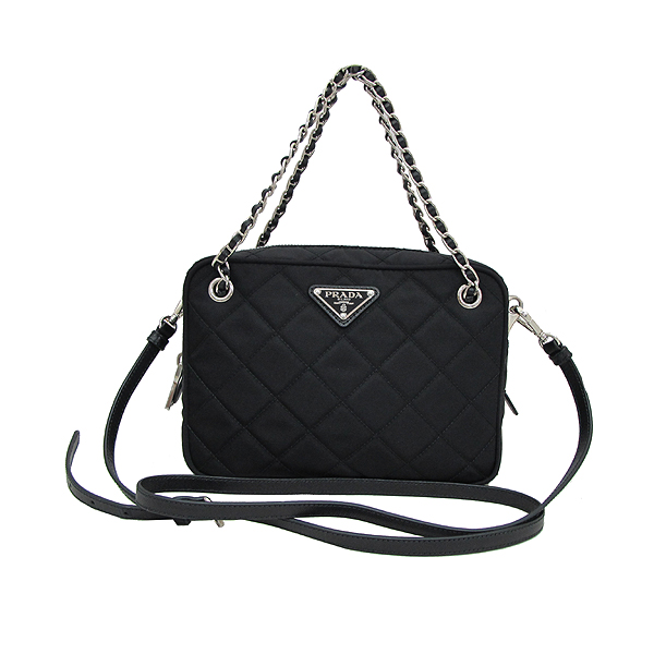 Prada(�����)  �ﰢ �ΰ� ��� ���� �к긯 ���� ü�� ��Ʈ�� + ũ�ν� ��Ʈ�� [��õ ������] �̹���2 - ���̺��� �߰���ǰ