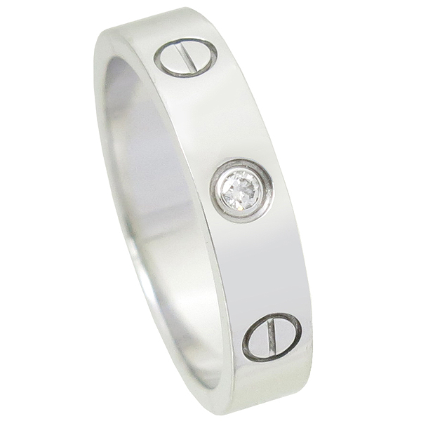 Cartier(��쿡) B4050550 18K ȭ��Ʈ ��� �̴� ���긵 1����Ʈ ���̾� ���� -10ȣ [�뱸�ݿ��纻��] �̹���3 - ���̺��� �߰���ǰ