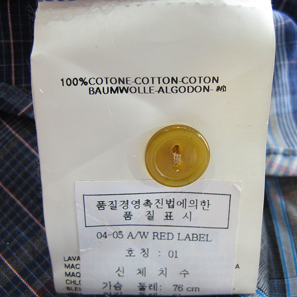 Vivienne_Westwood(���ȿ���Ʈ���) �� 100% üũ ���� ������ ���� [���빮��] �̹���4 - ���̺��� �߰���ǰ