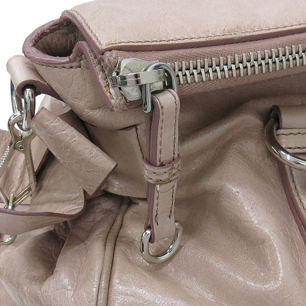 MiuMiu(�̿�̿�) RT0365 VITELLO LUX ��ũ ���� ������� ����ΰ� ��Ʈ�� + �����Ʈ�� 2WAY  [�뱸��������] �̹���5 - ���̺��� �߰���ǰ