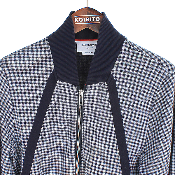 THOM BROWNE(�����) MJT023AK9881 ���̺��÷� üũ �������� ������ ���� ���� [�λ꼾�Һ���] �̹���2 - ���̺��� �߰���ǰ