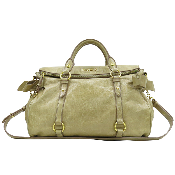 MiuMiu(�̿�̿�) RT0365 VITELLO LUX ������ ���� ������� ����ΰ� ��Ʈ�� + �����Ʈ�� 2WAY [��������] �̹���2 - ���̺��� �߰���ǰ