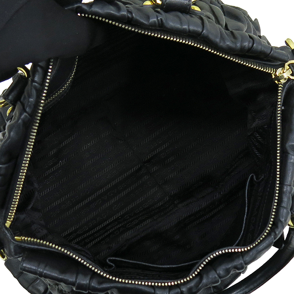 Prada(�����) BN1336 NAPPA GAUFRE NERO ����Ų ���� ���� ������ ����ΰ� ��Ʈ�� + ��� ��Ʈ�� 2WAY [�뱸�ݿ��纻��] �̹���5 - ���̺��� �߰���ǰ