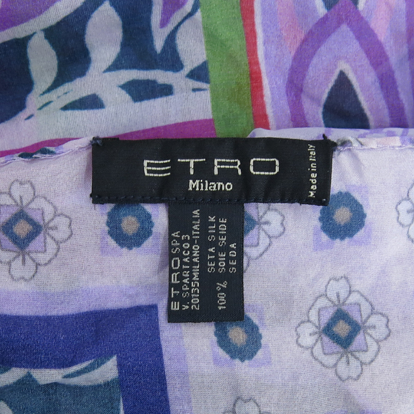 Etro(��Ʈ��) 100% ��ũ ���� �÷� ��ī�� [��������] �̹���4 - ���̺��� �߰���ǰ