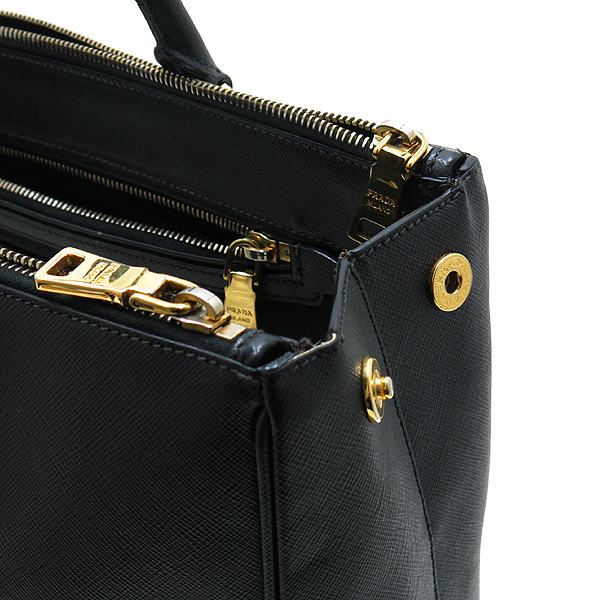 Prada(�����) BN1844 SAFFIANO LUX NERO ���ǾƳ� ���� ���� ���� �ﰢ�ΰ� ��Ʈ�� [��������] �̹���4 - ���̺��� �߰���ǰ