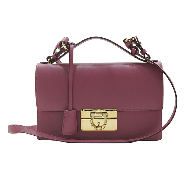 Ferragamo(��󰡸�) 21 E099 AILEEN SIOUX CACAO ��ũ ���� ���� ��ġ�� �ΰ� 2WAY [��õ��] �̹���2 - ���̺��� �߰���ǰ