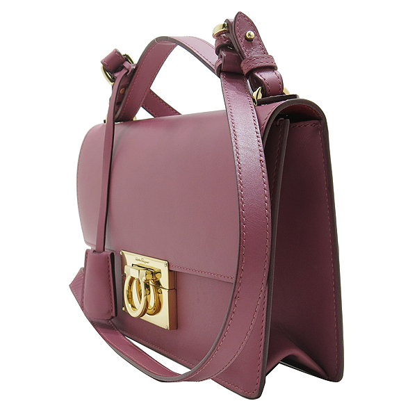 Ferragamo(��󰡸�) 21 E099 AILEEN SIOUX CACAO ��ũ ���� ���� ��ġ�� �ΰ� 2WAY [��õ��] �̹���3 - ���̺��� �߰���ǰ