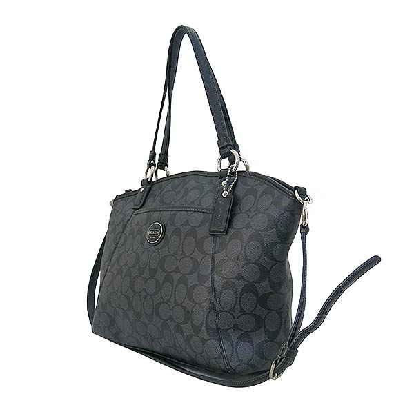 Coach(��ġ) F19816 ���� �÷� �ñ׳��� ����ư ���� PVC 2WAY [�λ꼾�Һ���] �̹���3 - ���̺��� �߰���ǰ