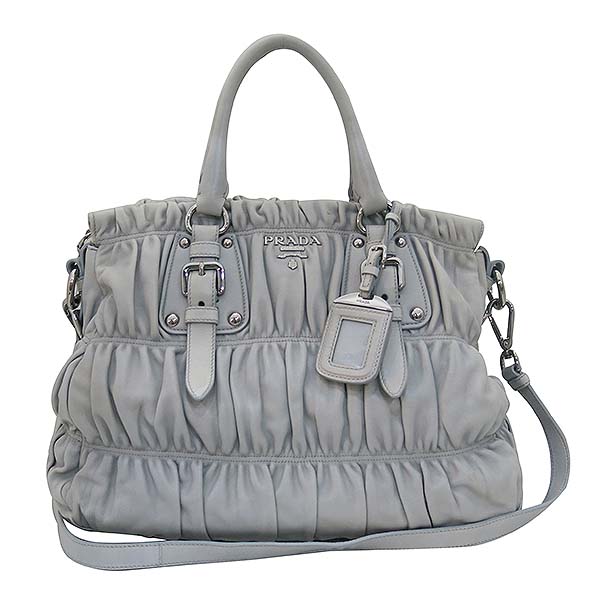 Prada(�����) BN1336 NAPPA GAUFRE NERO ����Ų �׷��� ���� ������ ����ΰ� ��Ʈ�� + ��� ��Ʈ�� 2WAY [�λ꼾�Һ���] �̹���2 - ���̺��� �߰���ǰ